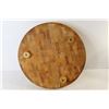 Image 4 : Round Footed Wooden Cutting Board