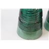 Image 3 : (3) Green Glass Insulators