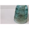 Image 2 : (2) Blue Glass Insulators