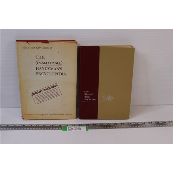 (2) Books: Handyman Encyclopedia & Home Decorators Book