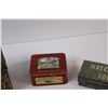 Image 2 : (3) Collectors Tins: Matches, Hornman's Tea, Misc.