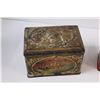 Image 4 : (3) Collectors Tins: Matches, Hornman's Tea, Misc.