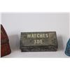 Image 3 : (3) Collectors Tins: Matches, Tobacco, Tea