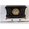 Image 1 : Sessions Clock Co. Mantle Clock w/Keys - (One Pillar Loose on Right hand Side) 16"x5"x10", Untested