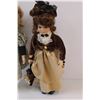 Image 3 : (2) Porcelain Dolls - 18" Tall