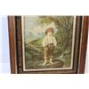 Image 5 : Boy Outdoors Print in Wood Frame - 17" x 15"