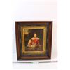 Image 1 : Renaissance Boy Print in Wooden Frame - 17"x19"