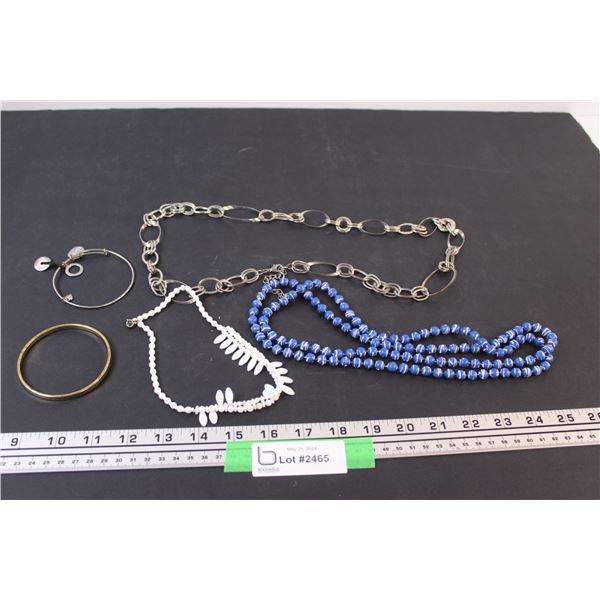 (3) Necklaces, (2) Bangles