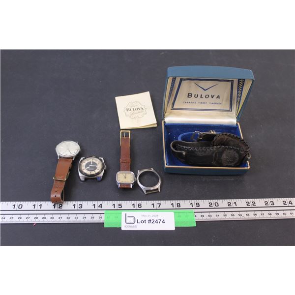 (3) Watches w/ Case - As Is