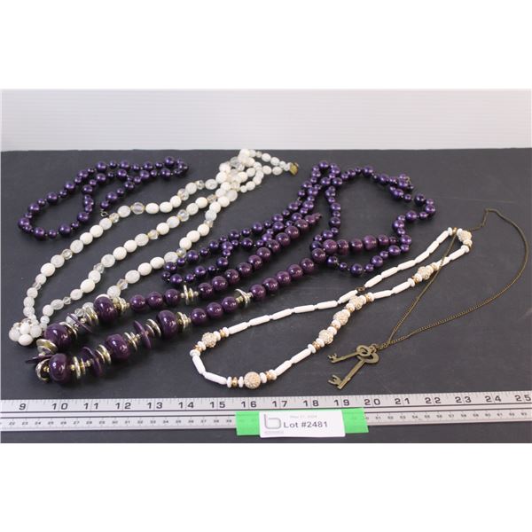 (7) Necklaces/Jewelry - Various Sizes & Styles