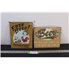 Image 1 : (2) Metal Signs: Free Beer, Ugly Beer - 10"x8"