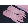 Image 2 : Vintage Ladies Gloves & Matching Scarf, Lace Napkin & Hairnet