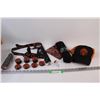 Image 1 : Jagermeister Lot: (3) Lanyards, Baseball Hat, Shirt, Bottle Pourer, (20) Light pin Clips