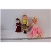 Image 1 : (3) Vintage Dolls - Various Sizes