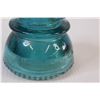 Image 2 : Hemingray No.42 Blue Glass Insulator