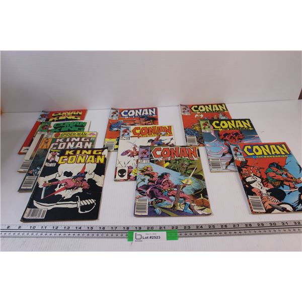 (10) Comic Books: (6) Conan The Barbarian, (4) Conan the King