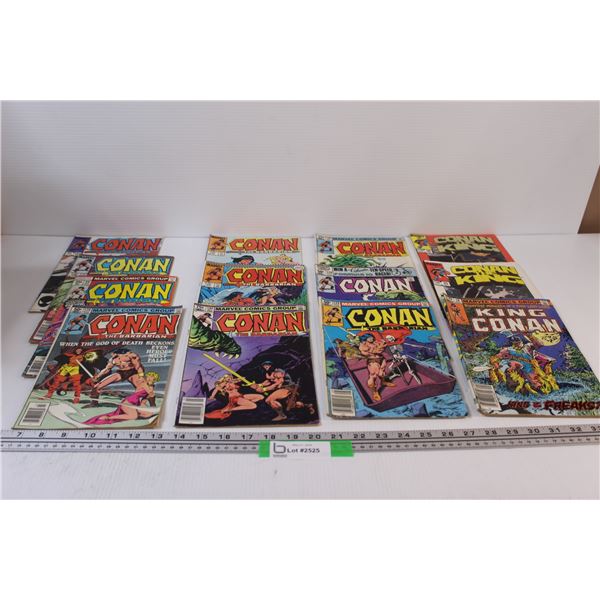 (13) Comic Books: (10) Conan The Barbarian, (3) Conan The King