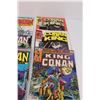 Image 5 : (13) Comic Books: (10) Conan The Barbarian, (3) Conan The King