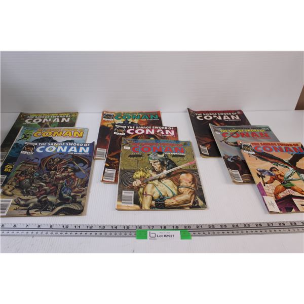 (9) Comic Books: The Savage Sword of Conan The Barbarian