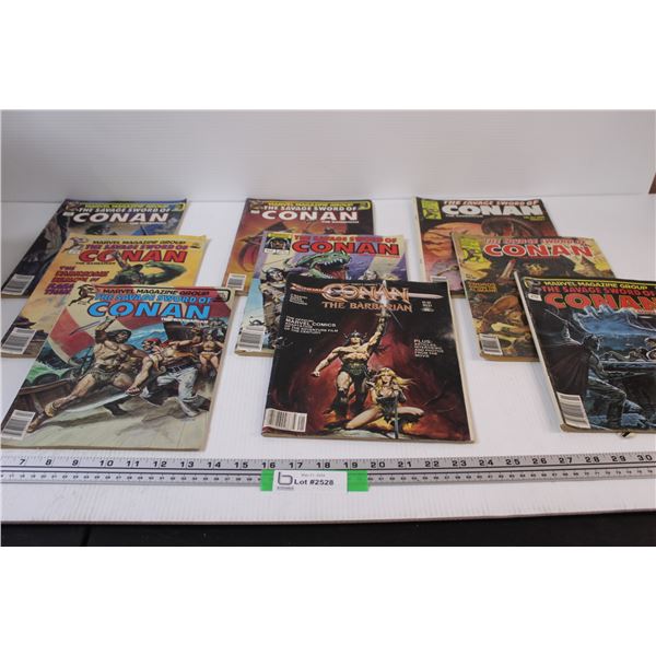 (9) Comic Books: The Savage Sword of Conan The Barbarian