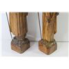 Image 3 : (2) Asian Themed Carved Wooden Statues