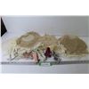 Image 1 : Assortment of Doilies & Cloth Ribbons