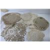 Image 4 : Assortment of Doilies & Cloth Ribbons