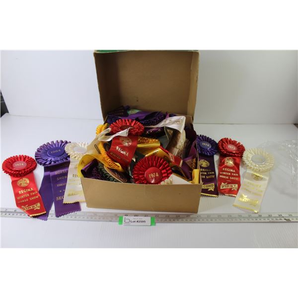 Lot of Assorted Vintage Regina Horse Show Ribbons 1964-1974