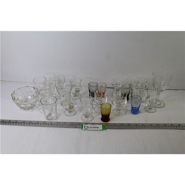 Large Assortment of Glasses