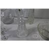 Image 5 : (2) Small Crystal Ashtrays - Glass Pitchers - Glass Vases - Glasses - Crystal Bell