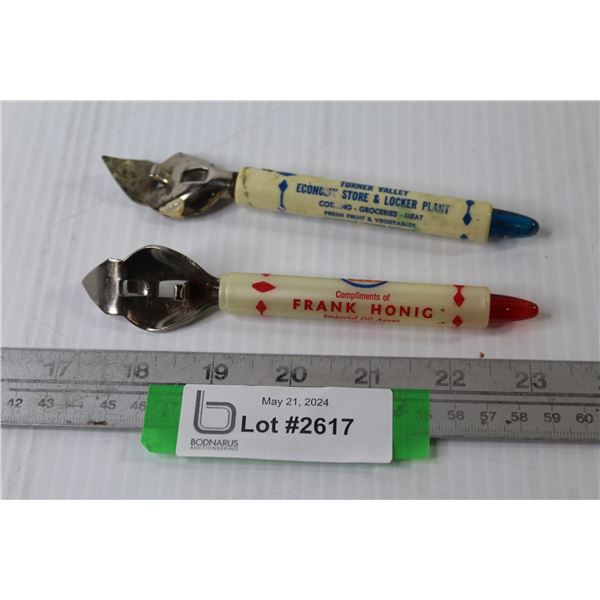 (2) Vintage Can Openers (ESSO - Turner Valley Store)