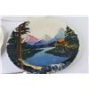 Image 3 : Ceramic Platter - Fire King Hand Painted Plate - (2) Small Horse Dishes - Plates