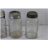 Image 2 : (4) Glass Sealer Jars - Atlas - Mid West - Queen - Jewel