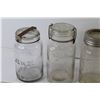 Image 3 : (4) Glass Sealer Jars - Atlas - Mid West - Queen - Jewel