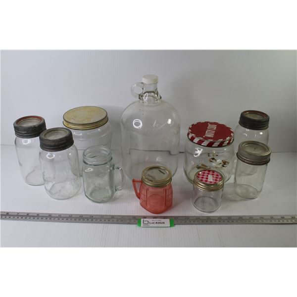 Assorted Glass Jars & Sealer Jars - Nutty Club - Improved