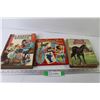 Image 1 : (3) Vintage Children's Books - Black Beauty - 365 Bedtime Stories - The First Picture Words Book