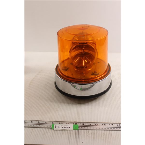 General Electric Rotating Orange Beacon Hand Spotlight - Untested