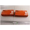 Image 1 : (2) Boxes NitriForce Orange Disposable Gloves - (1) Box is Sealed, Size S