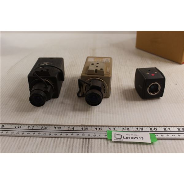 (3) Security Cameras