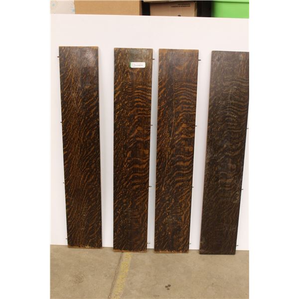*(4) Antique Oak Table Leaves - 7 1/2" x 42 1/2"