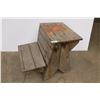 Image 1 : *Vintage Wooden Stepping Stool - 21" x 29" x 27" H