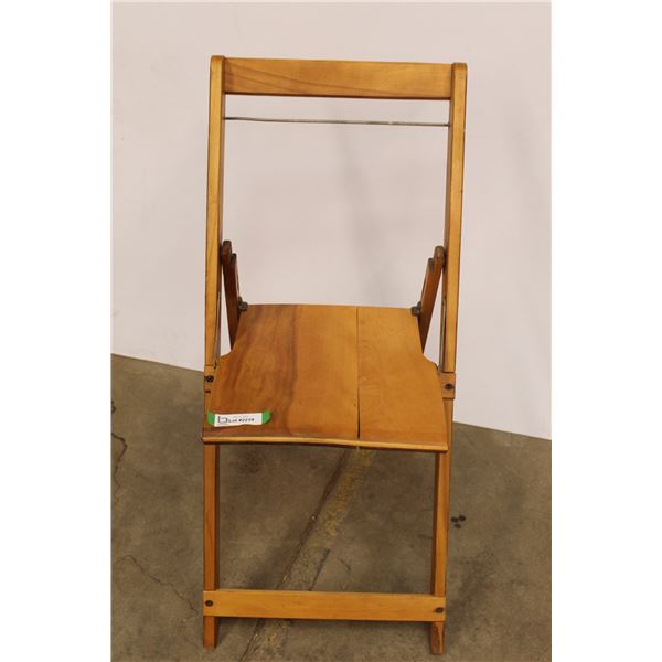*Wooden Folding Chair