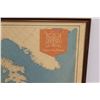 Image 2 : *1970 Framed HBC Canadian Map - 30" x 40"