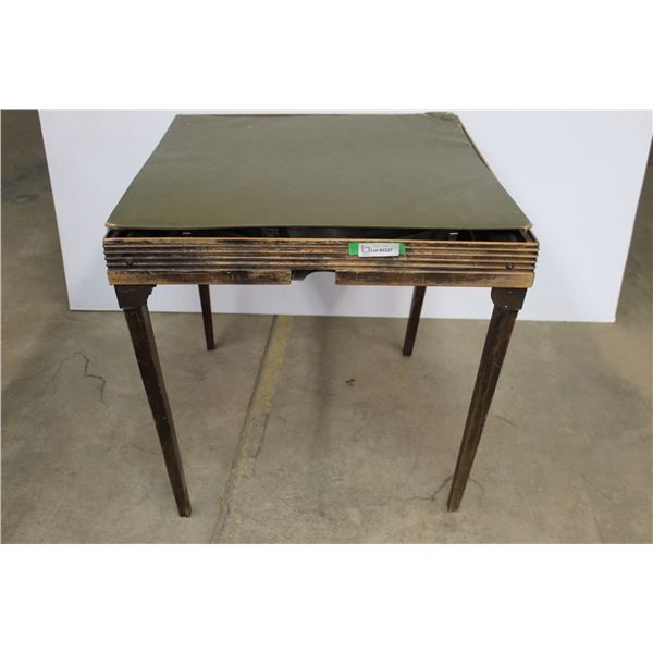 *Antique Hammond Electric Bridge Table - Untested, As Is