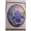 Image 2 : Purple Iris Flower Print - 16 1/2" x 14 1/2"