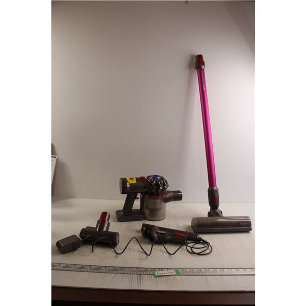 Dyson Vacuum With Attachments & Charging Cord - Untested