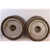Image 3 : Vintage Ford Hub Caps - 16" Outer Diameter (14" Inner Diameter) - As Is