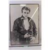 Image 1 : James Dean Print/Poster in Frame - 28.5"x 20"