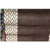 Image 3 : Brown Geometric Area Rug - 51.5"x 67"