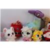 Image 3 : (10) Various Stuffies/Plushies - Lama, Santa, Elephant, Misc.